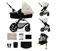 Poussette Kinderkraft Moov 2 4in1 Eva Wheels Moonlight Grey