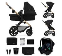 Poussette Kinderkraft MOOV2 3 en 1 Travel System Siège Auto MINK PRO I-SIZE