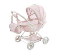 Poussette landau poupée - Teamson Kids - Polka Dot Princess rose