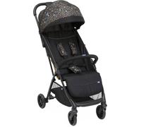 Poussette légère Chicco Glee - Pratique, siège large, fermeture automatique, noir à motif