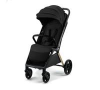 Poussette Légère Kinderkraft LOOM, Poussette Compacte 0-22 kg, Pliage Automatique, Grandes Roues Anti-crevaison, Noir