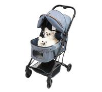 Poussette légère pour animaux de compagnie Chariot for animaux de compagnie, chariot pliable portable for animaux de compagnie, chariot for animaux de petite et moyenne taille, voiture for chien et ch