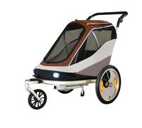 Poussette légère pour animaux de compagnie Peut être connecté à une remorque de vélo for animaux de compagnie, à un grand chariot for chien et chat, for sortir au chariot de jeu. pour chiens/chats en