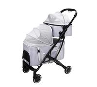 Poussette légère pour animaux de compagnie Poussette for animaux de compagnie, poussette double for chien et chat, 2 poussettes for animaux de compagnie, poussette de sortie pour chiens/chats en voyag