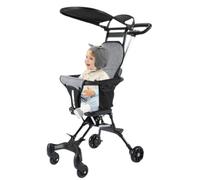 Poussette Légère Pour Tout-petits, Voyage, Portable, Compacte, Conception Pliante, Cadre De Manipulation Lisse | Rangement De Coffre De Voiture D'avion Avec Auvent Amovible, Scénario Pour Se Promener