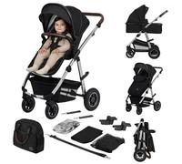 Poussette Lionelo Amber 2 en 1 poussette combinée buggy poussette de voyage...