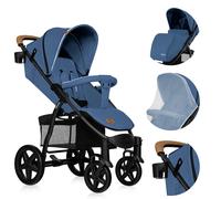 Poussette LIONELO® jusqu'à 22 kg avec fonction couvre-lit pliable inclinable