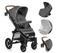 Poussette LIONELO® jusqu'à 22 kg avec fonction couvre-lit pliable inclinable