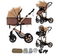 Poussette Magic ZC Poussette 3 en 1 Poussette pour nouveau-né Pliage en un clic Hamac réversible Pliage en un clic Frein à pied