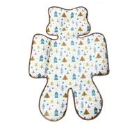 Poussette Matelas Universel Soutien Bébé Coussin de Siège Auto Réducteur de Landau en Coton pour Enfant Infant Coussin Poussette