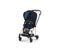 Poussette MIOS 3 châssis Rose Gold habillage Midnight Blue