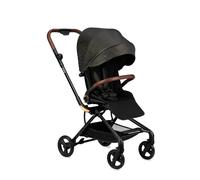 Poussette Citadine Ultra Compacte Momi Adelle - Noir/Rouge - Siège Pivotant 360° - Légère 7.5 Kg - Jusqu'à 22 Kg Noir