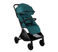 MoMi ANDREA - Poussette auto-pliant 0m+ jusqu’à 22 kg - Légère 7,3 kg - Barre rotative - Kit accessoires + sac à dos - Turquoise