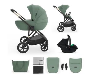 Poussette multifonction 3en1 PRIME 3 vert foncé
