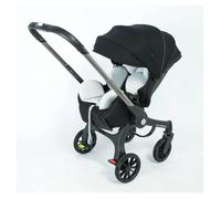 poussette multifonctionnelle 4 en 1 pliable avec siège auto landau Portable bébé.NOIR