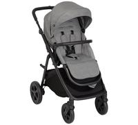Graco Near2Me Dlx Trio, Poussette, Siège Auto pour Bébé et Nacelle, Poussette Adaptée de L'Âge de la Naissance Jusqu'À Environ 4 Ans (Max 22 Kg), Assise Slide2Me Réglable en Hauteur, Gris, Ash
