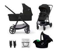 Poussette Newly 3 En 1 Avec Siège 2 En 1 Transformable, Mink Pro I-size, Pliage Facile Et Roues Increvables Noir TU