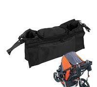 Poussette Organisateur Sac | Pochette Organisateur Poussette pour Maman | Mother's Ba Parent Console Sac de Rangement pour Poussette avec Poche pour Lingette Facile d'accès Tumotsit