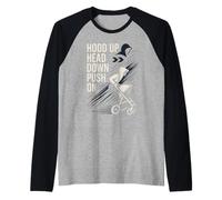 Poussette Papa Life Fatherhood Pride Active Parenting Vibes Manche Raglan