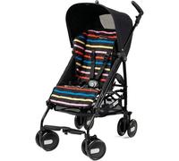 Peg Perego, poussette légère Pliko Mini 5,7 kg, de la naissance à 22 kg, avec pliage parapluie, poussette de voyage pratique, solide et compacte, châssis en aluminium, inclinable, néon