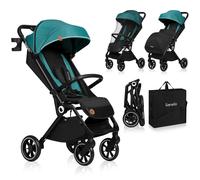 Poussette pliable jusqu'à 22 kg roues pivotantes moustiquaire sangle 5 points