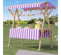 Poussette pliable portable pour étals de rue, léger et pratique, idéal pour les ventes de marché et les événements