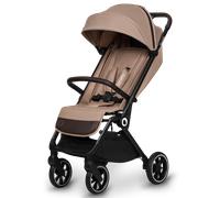 Poussette pliante jusqu'à 22 kg roues rotatives moustiquaire sangle 5 points