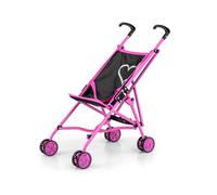 Poussette poupée - MILLY MALLY - 5901761129335 - Noir - Châssis métal - Roues solides