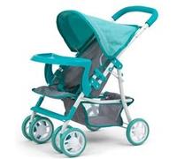Milly Mally poupées poussettes Kate Prestige54 cm vert menthe/gris
