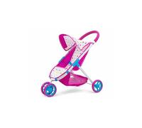 Milly Mally Landau pour poupées Susie pliable avec auvent, roues en mousse, sangles Candy