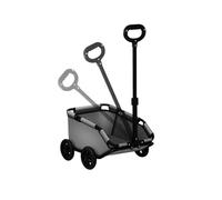 Poussette pour Animaux de Compagnie à 4 Roues Poussette pour Chien et Chat Chariots de Chariot de 33 LB Chariots Portables Pliables pour épicerie Chariot de Plage Voyager pour (Grey)