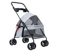 Poussette pour animaux de compagnie petit chien pour chats chiens landaus pour petits chiens poussettes pour chiens légères pour petits chiens poussette pliante pour animaux de compagnie voyage à 4