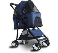 Poussette pour animaux de compagnie pour chiens/chats de petite et moyenne taille, landau 3 en 1 pour chien bon marché/valise pour animaux de compagnie/berceau de siège de voiture, panier amovible,