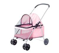 Poussette pour animaux de compagnie Poussette pour animaux de compagnie Poussette pour chat Poussette pour chien Légère Portable Pliable Petit Teddy Voyage en plein air Chariot pour animaux de compa