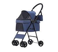Poussette pour animaux de compagnie Poussettes pour petits chiens Poussettes pour animaux de compagnie pour chats Chiens Landaus pour chiens exquis Poussettes pour petits chiens Poussette pliante lé