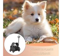 Poussette Pour Animaux | Transporteur Pliant Pour Chien Et Chat | Sac De Transport Extérieur Pour Voyage Et Promenade | Accessoires Parc Plage Centre Commercial Et Visite Vétérinaire