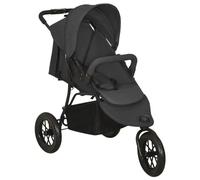 Poussette pour bébé Anthracite Acier