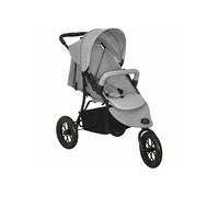 Vidaxl Poussette Pour Bébé Gris Clair Acier