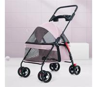 Poussette pour chien/chat, poussette pliante pour Poussette légère et pliable for animaux de compagnie, sac de transport for animaux de compagnie, voyage en plein air, assiette de repas, chariot for c