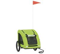 Poussette pour chien en tissu Oxford et fer - Remorque de vélo légère pour chien, robuste et résistante aux intempéries - Idéal pour les aventures en plein air