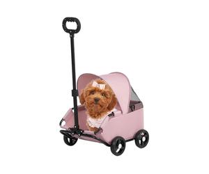 Poussette pour chien et chat - Pliable - Pour voyage, promenade, parc, plage, centre commercial, visites chez les vétérinaires