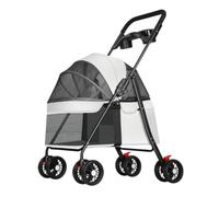 Poussette pour Chien Petit Chariot De Sortie For Animaux De Compagnie, For Chats Et Chiens, Sac De Chariot For Chien, Séparé, Léger, Pliable, Multifonctionnel Poussette pour animaux de Compagnie(Blue,