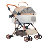 Poussette pour Chien Poussette détachable for Animaux de Compagnie, Poussette Universelle détachable à Trois usages for Chat et Chien, Poussette de Sortie Poussette pour Animaux de Compagnie(K)