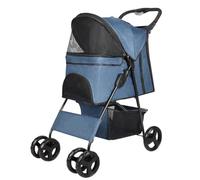 Poussette pour Chien Poussette for Animaux de Compagnie Chien Chat Teddy Poussette extérieure Pliable en Plein air Petite Poussette légère for Animaux de Compagnie Poussette Poussette pour Animaux de