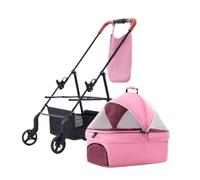 Poussette pour Chien Poussette for animaux de compagnie for chiens moyens et grands, poussette extérieure pliable for chiens âgés, chariot auxiliaire for personnes handicapées Poussette pour animaux d