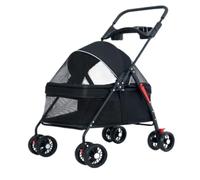 Poussette pour Chien Poussette for animaux de compagnie for chiens moyens et grands, poussette extérieure pliable for chiens âgés, chariot auxiliaire for personnes handicapées Poussette pour animaux d