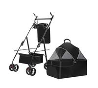 Poussette pour Chien Poussette for Animaux De Compagnie for Les Sorties, Petit Chariot À Tirer, Poussette for Chiot, Chariot De Promenade for Chien, Petit Chat Léger Et Pliable Poussette pour Animaux