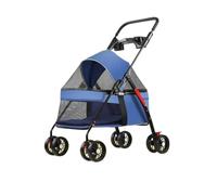 Poussette pour Chien Poussette for Animaux De Compagnie for Les Sorties, Petit Chariot À Tirer, Poussette for Chiot, Chariot De Promenade for Chien, Petit Chat Léger Et Pliable Poussette pour Animaux