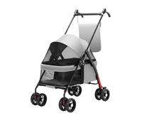 Poussette pour Chien Poussette for Animaux De Compagnie for Les Sorties, Petit Chariot À Tirer, Poussette for Chiot, Chariot De Promenade for Chien, Petit Chat Léger Et Pliable Poussette pour Animaux
