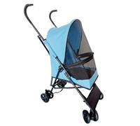 Poussette pour Chien Poussette for animaux de compagnie, poussette for chien détachable, pliable, matériau léger for chiens et chats de petite et moyenne taille Poussette pour animaux de Compagnie(Blu